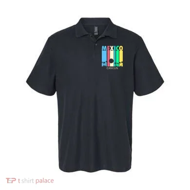 Retro Cancun Mexico Polo