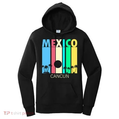 Retro Cancun Mexico Women's Hoodie