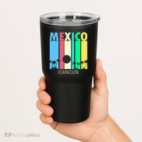 Retro Cancun Mexico Tumbler thumb 2