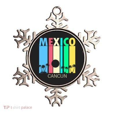 Retro Cancun Mexico Ornament