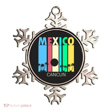 Retro Cancun Mexico Ornament