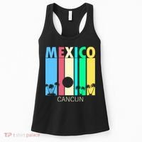 Retro Cancun Mexico Women's Tank Top thumb 0