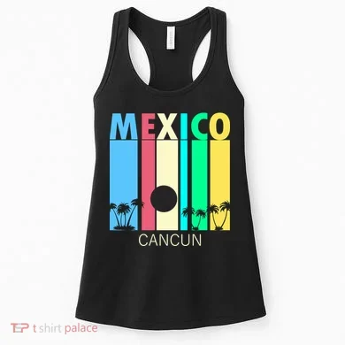 Retro Cancun Mexico Women's Tank Top