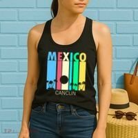 Retro Cancun Mexico Women's Tank Top thumb 2