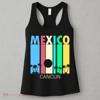 Retro Cancun Mexico Women's Tank Top thumb 3