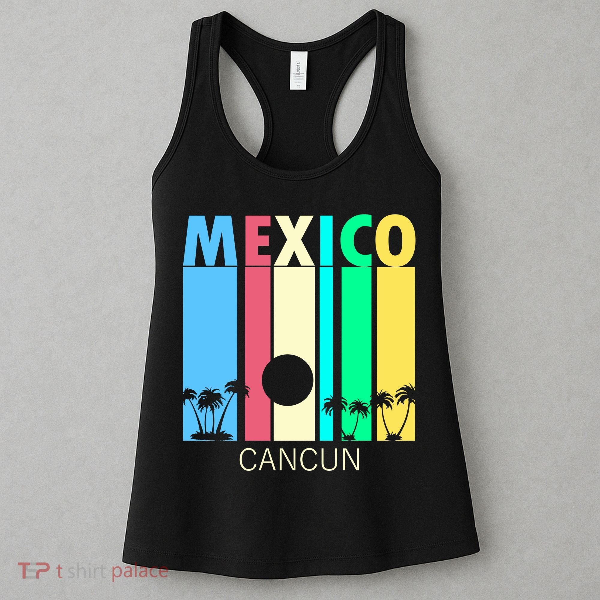Retro Cancun Mexico Women's Tank Top