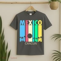 Retro Cancun Mexico T-Shirt thumb 2