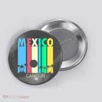 Retro Cancun Mexico Button thumb 0