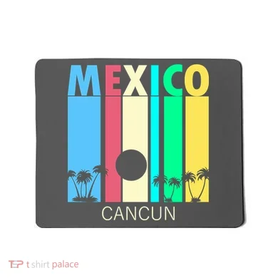 Retro Cancun Mexico Mousepad