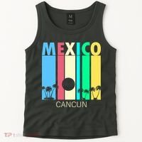 Retro Cancun Mexico Tank Top thumb 2