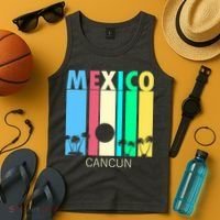 Retro Cancun Mexico Tank Top thumb 4