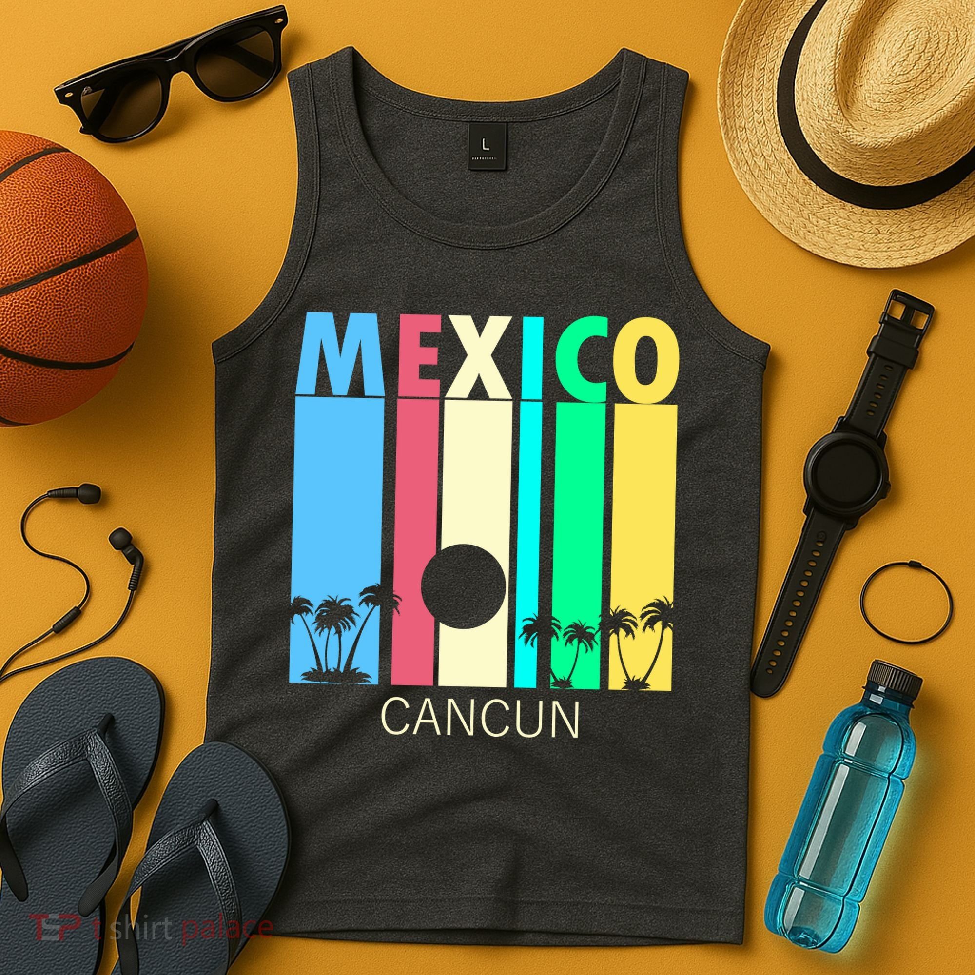 Retro Cancun Mexico Tank Top