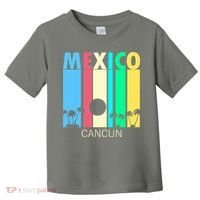 Retro Cancun Mexico Toddler T-Shirt thumb 0