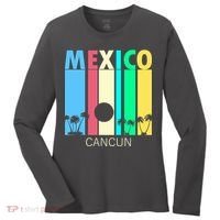 Retro Cancun Mexico Women's Long Sleeve Shirt thumb 0