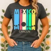Retro Cancun Mexico Women's T-Shirt thumb 2