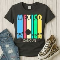 Retro Cancun Mexico Women's T-Shirt thumb 3