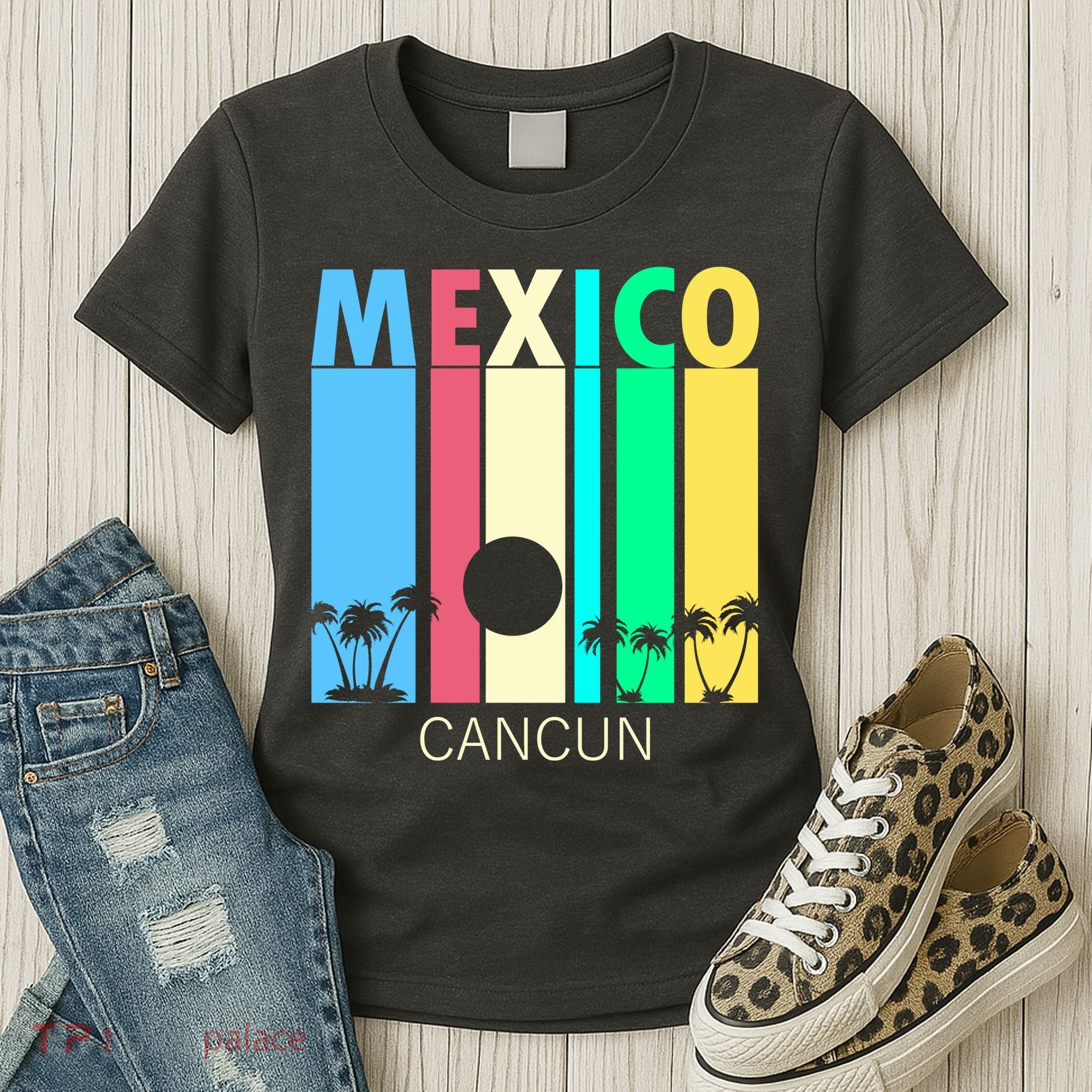 Retro Cancun Mexico Women's T-Shirt