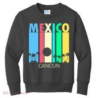 Retro Cancun Mexico Kids Sweatshirt thumb 0