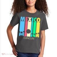 Retro Cancun Mexico Kids T-Shirt thumb 2