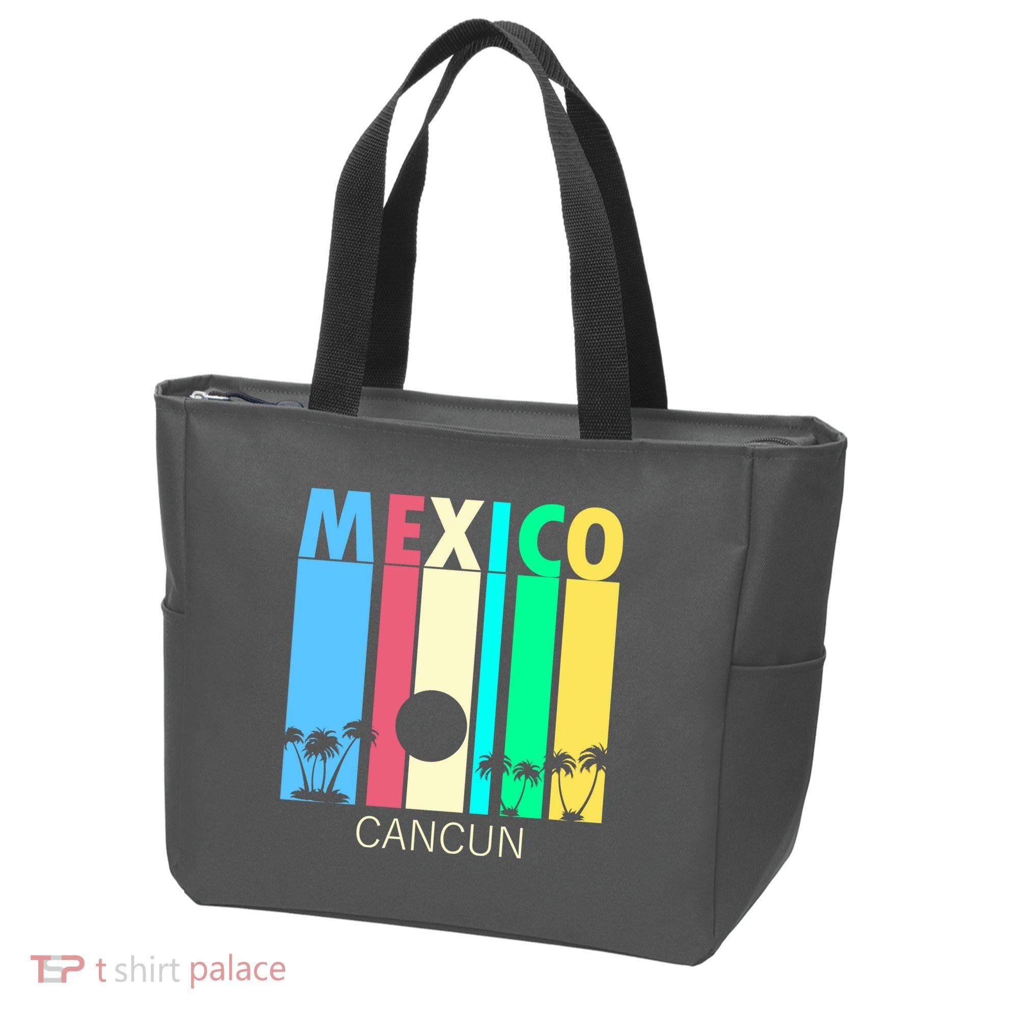 Retro Cancun Mexico Tote Bag