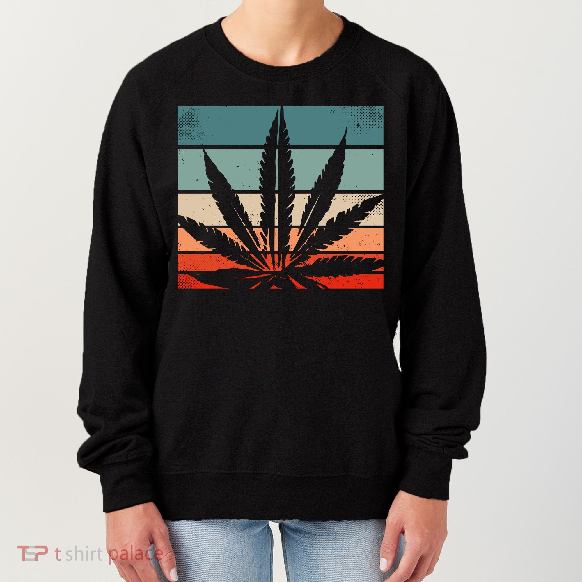 Retro Cannabis Women's Sweatshirt