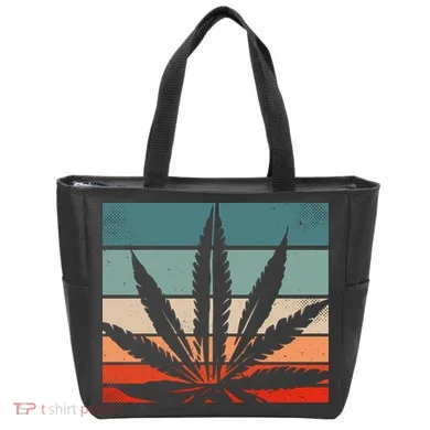 Retro Cannabis Tote Bag