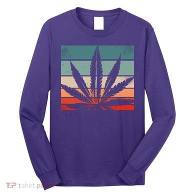 Retro Cannabis Long Sleeve Shirt