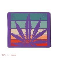 Retro Cannabis Mousepad thumb 0