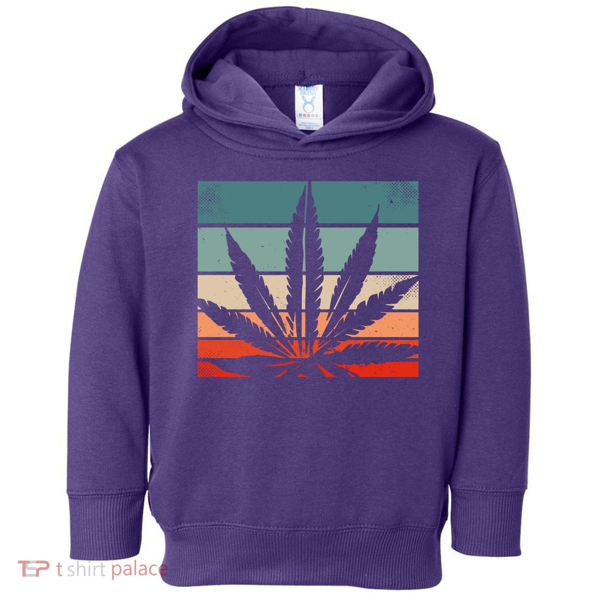 Retro Cannabis Toddler Hoodie