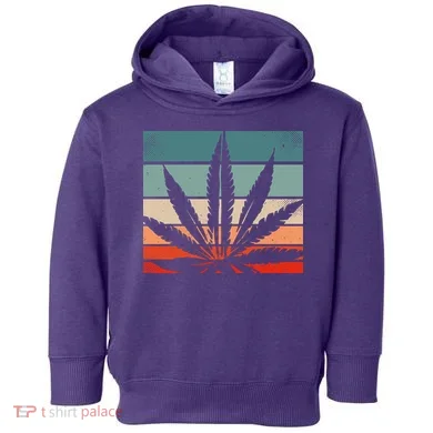 Retro Cannabis Toddler Hoodie