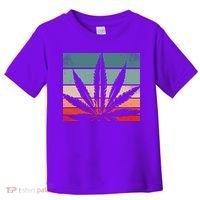 Retro Cannabis Toddler T-Shirt thumb 0