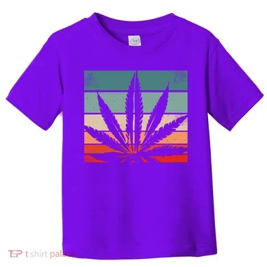 Retro Cannabis Toddler T-Shirt