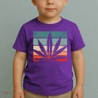 Retro Cannabis Toddler T-Shirt thumb 2