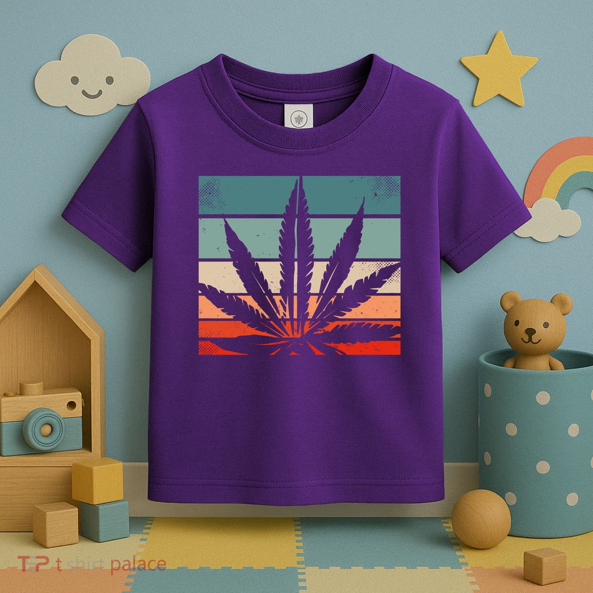 Retro Cannabis Toddler T-Shirt