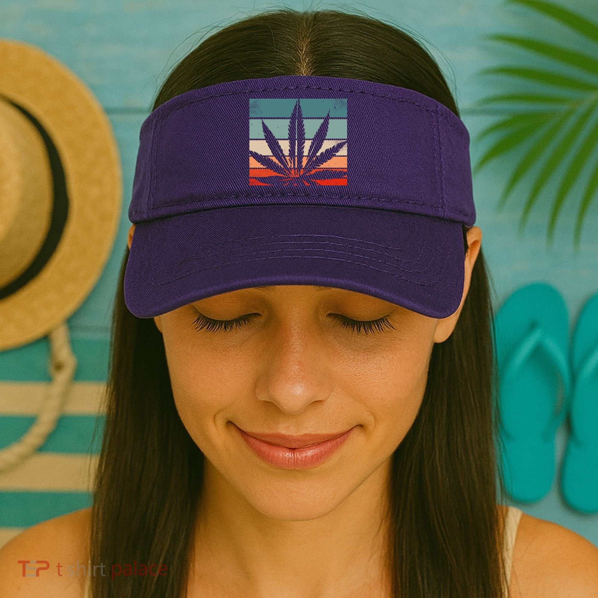 Retro Cannabis Visor