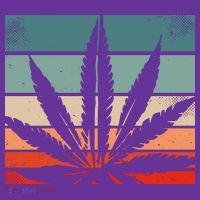 Retro Cannabis Kids Hoodie thumb 2