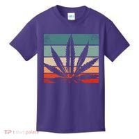 Retro Cannabis Kids T-Shirt thumb 0