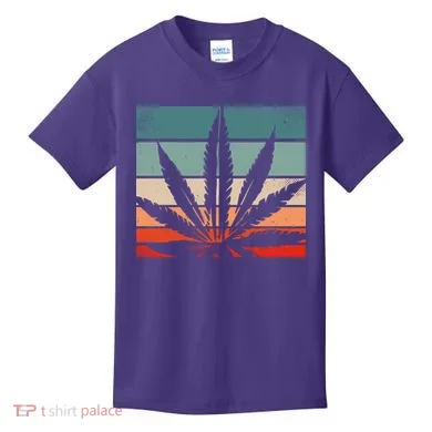 Retro Cannabis Kids T-Shirt