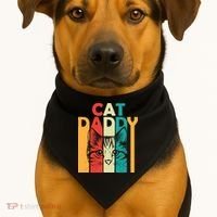 Retro Cat Daddy USA-Made Doggie Bandana thumb 1