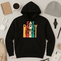 Retro Cat Daddy Hoodie thumb 3