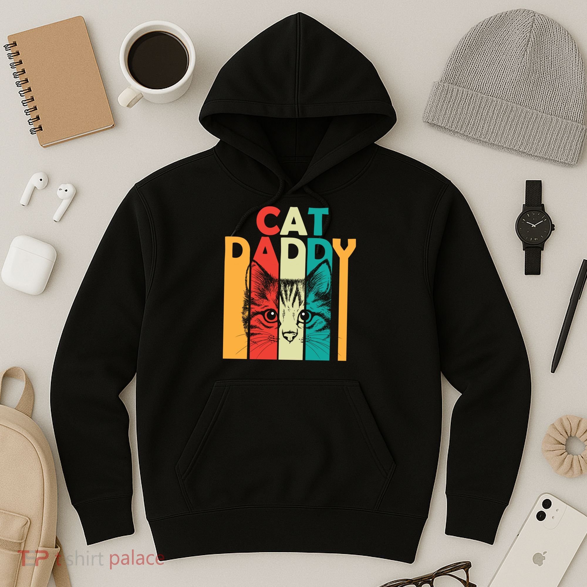 Retro Cat Daddy Hoodie