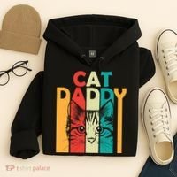 Retro Cat Daddy Hoodie thumb 4