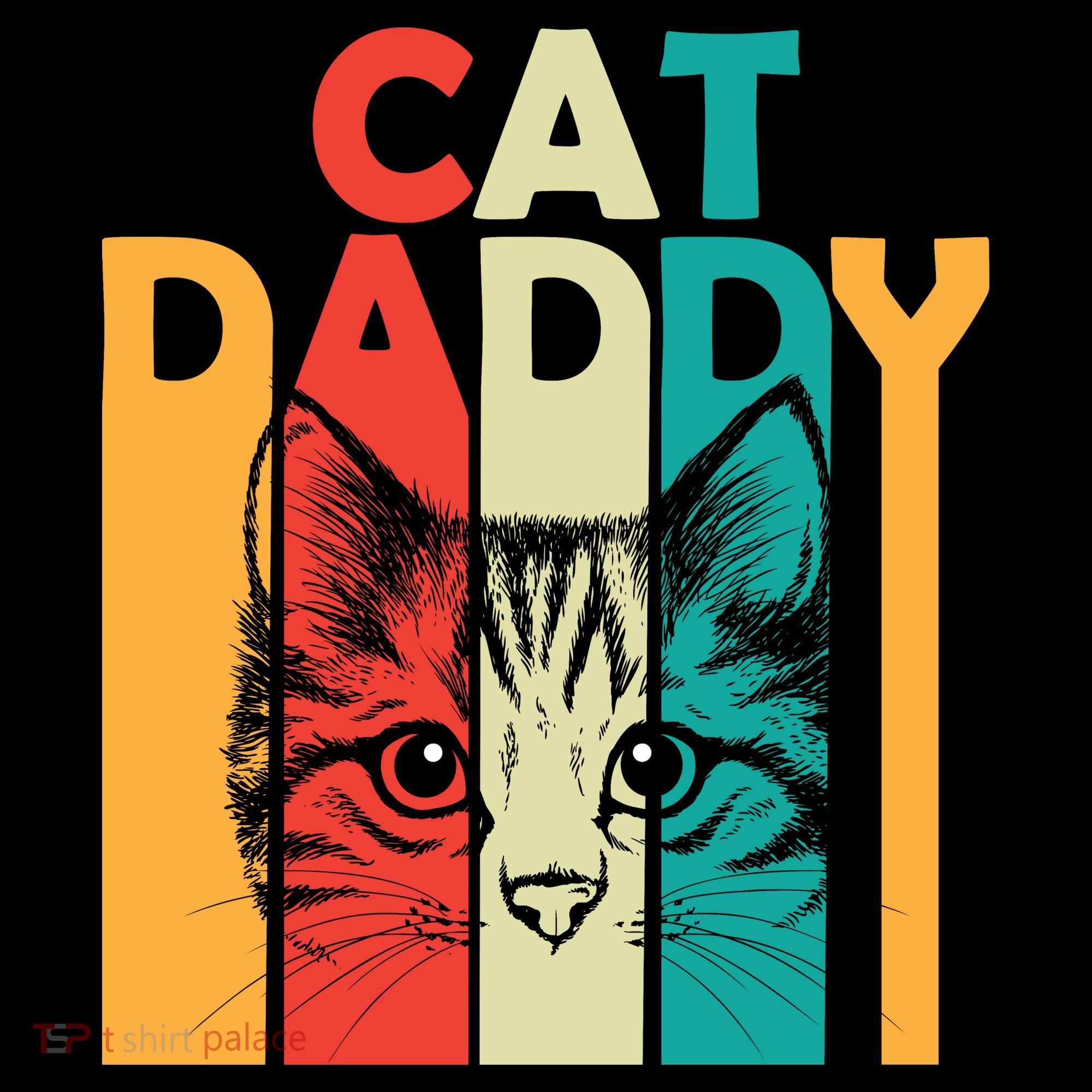 Retro Cat Daddy Long Sleeve Shirt