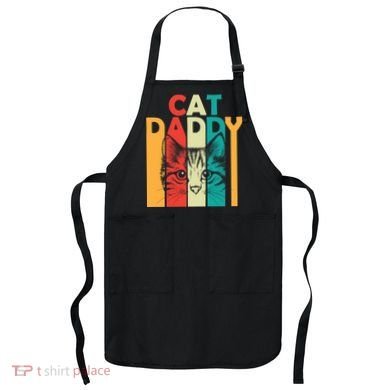 Retro Cat Daddy Apron