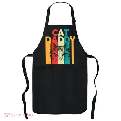Retro Cat Daddy Apron