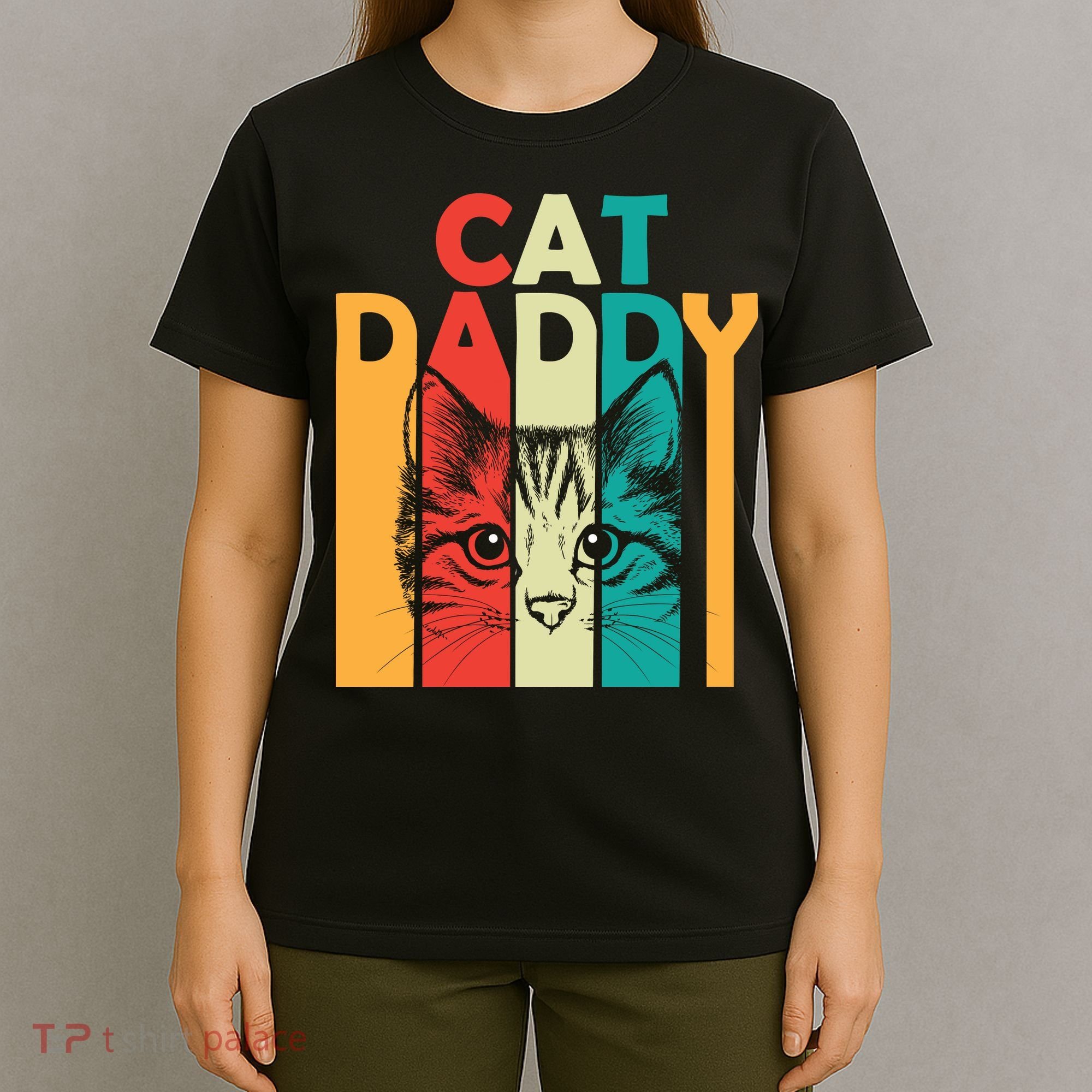 Retro Cat Daddy T-Shirt