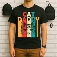 Retro Cat Daddy T-Shirt thumb 6
