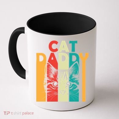 Retro Cat Daddy Coffee Mug