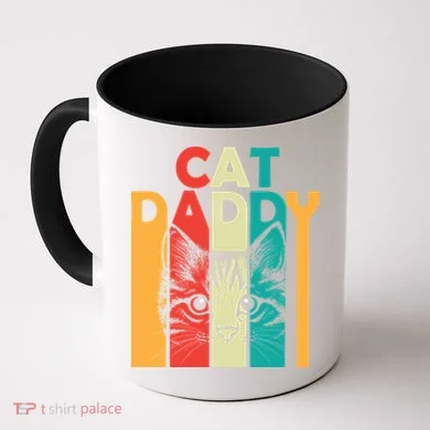 Retro Cat Daddy Coffee Mug