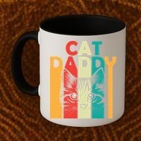 Retro Cat Daddy Coffee Mug thumb 2